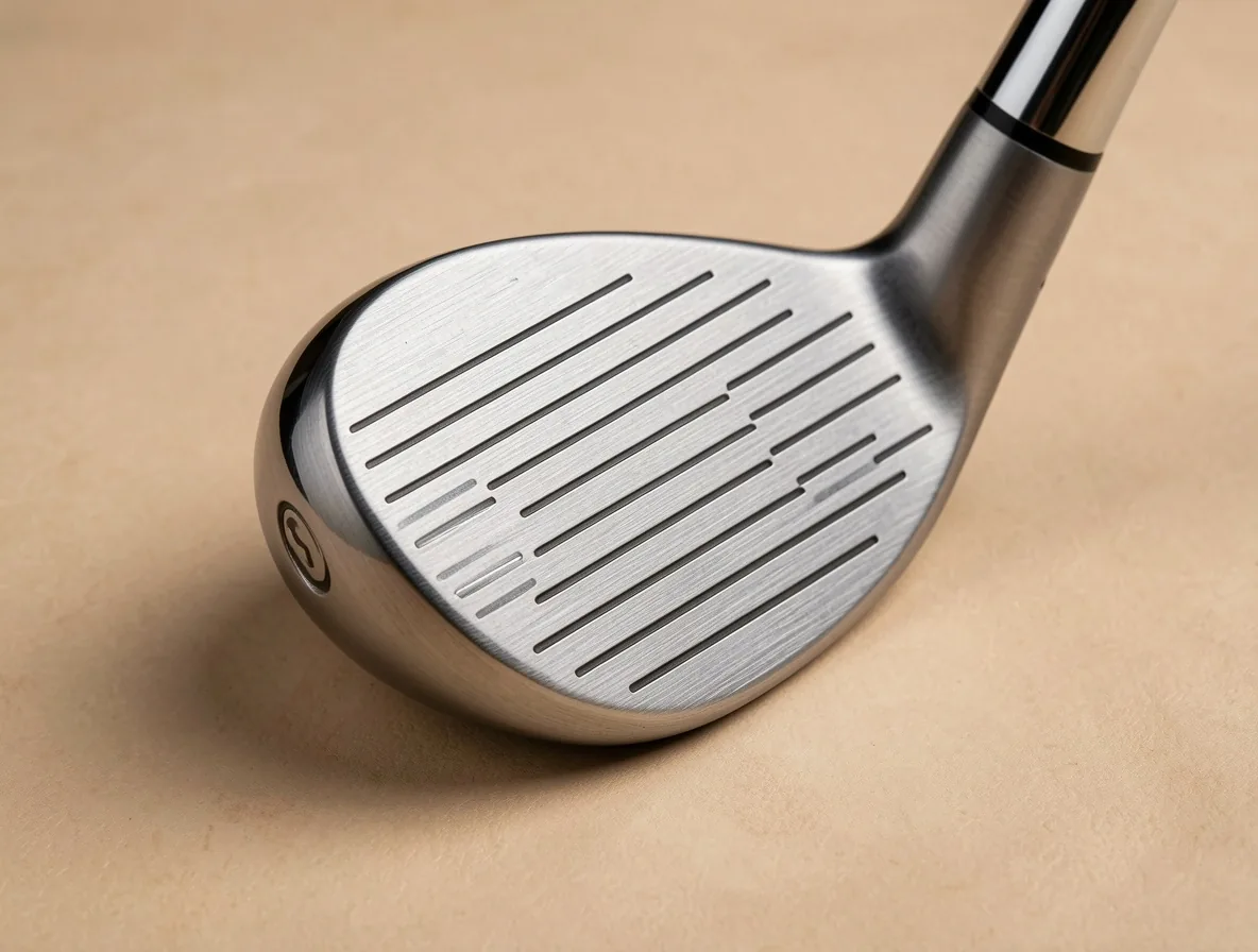 Kute żelazo golfowe w zbliżeniu